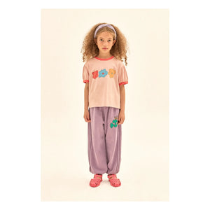 Jelly Mallow - Blumen T-Shirt | Puderrosa