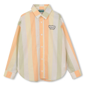 Kenzo - Happy Sweet Bubble Tiger Gestreiftes Hemd | Beige