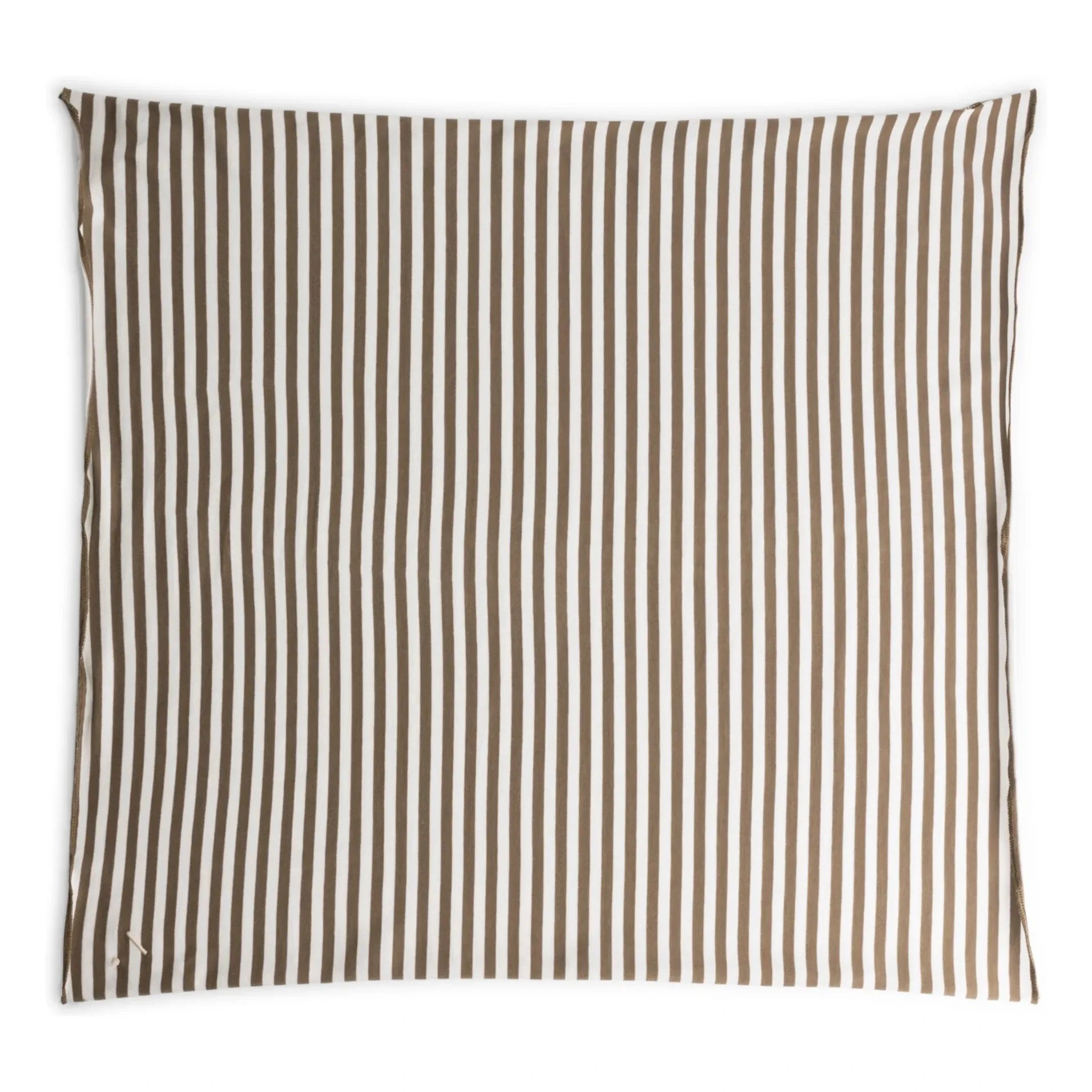 Gray Label - Striped Organic Cotton Scarf | Khaki brown