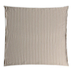Gray Label - Striped Organic Cotton Scarf | Khaki brown
