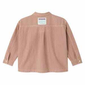 American Vintage - Lofway Denim Camisa | rosa jaspeado
