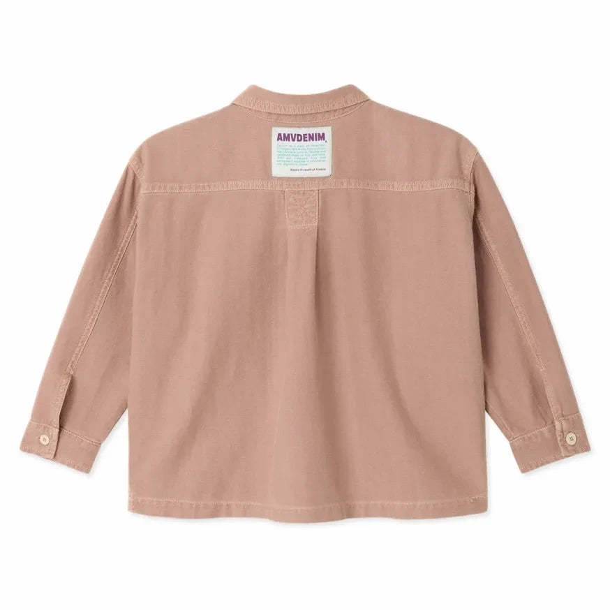 American Vintage - Lofway Denim Camisa | rosa jaspeado