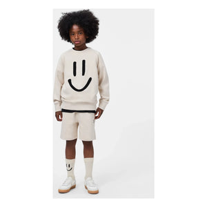 Molo - Mike Smile Organic Cotton Sweatshirt | Ecru