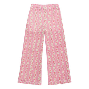 Maison Mangostan - Wellige Häkelhose | Rosa