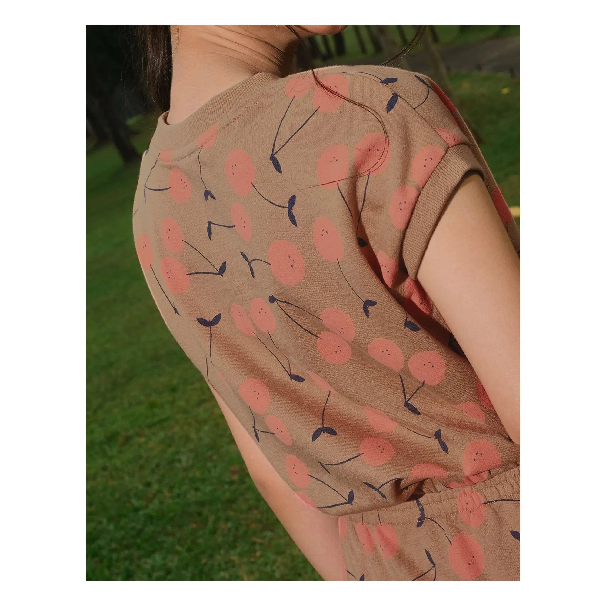 Gingersnaps - Harper Cerises T-Shirt | Braun
