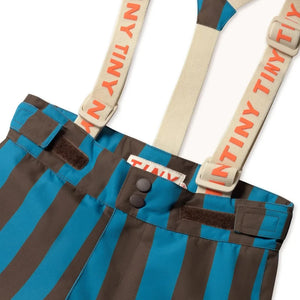 Tinycottons - Striped Ski Pants | Blue
