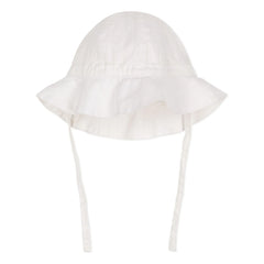 Petit Bateau - Organic Cotton Poplin Hat | White