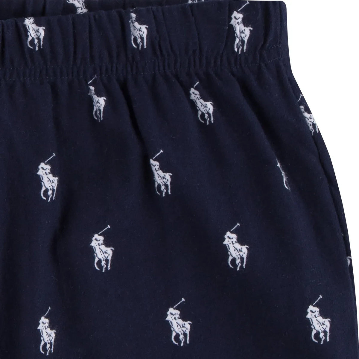 Ralph Lauren - Monogramlı Gömlek ve Pantolon Pijama Takımı | Lacivert