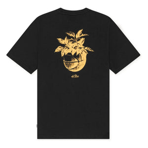 Les Deux - Camiseta Plant | Negro azulado