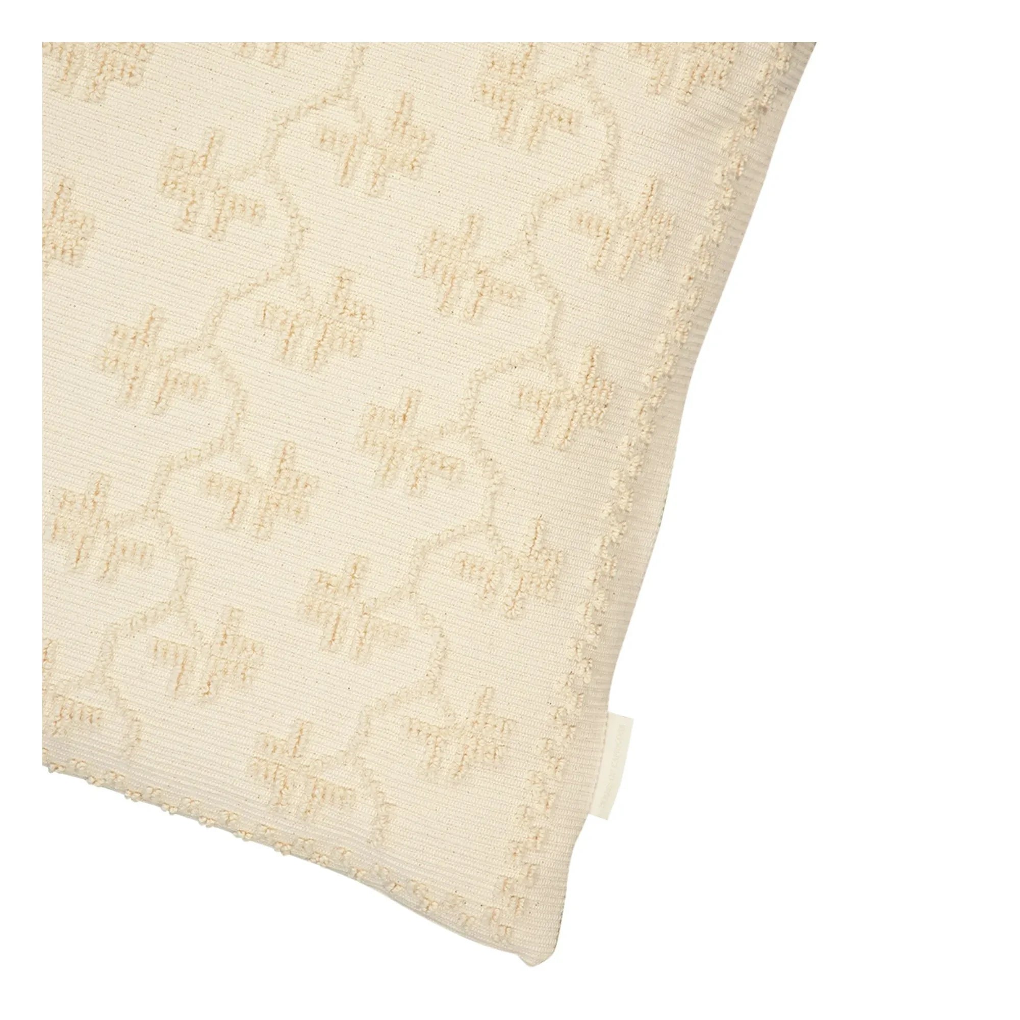 House of Capricorn - Mafalda beidseitig besticktes Kissen | Ecru