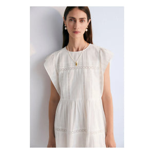 the new society - Corfu Kleid - Damenkollektion | Weiß