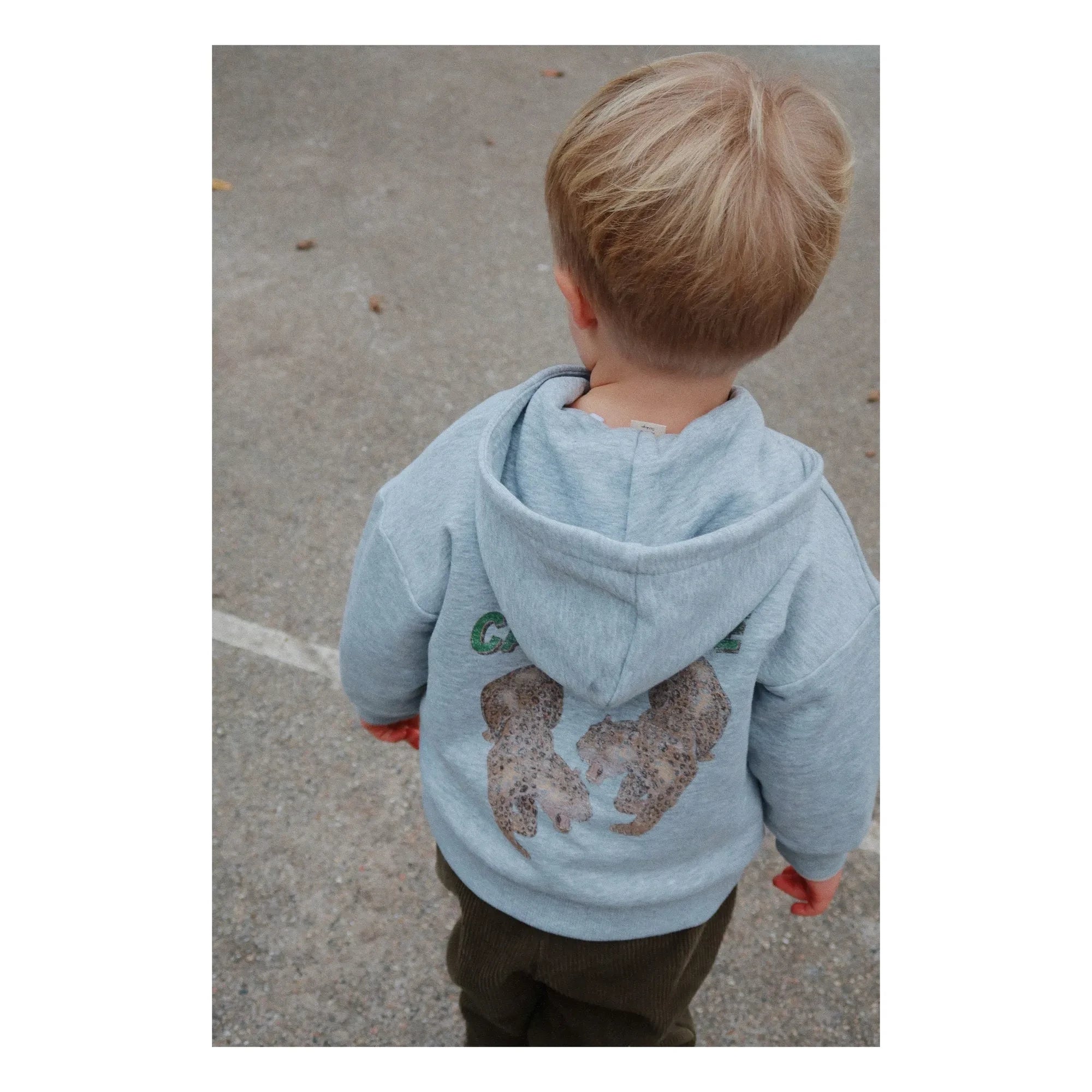Konges Sløjd - Lou Tigres organik pamuklu sweatshirt | Heather grey