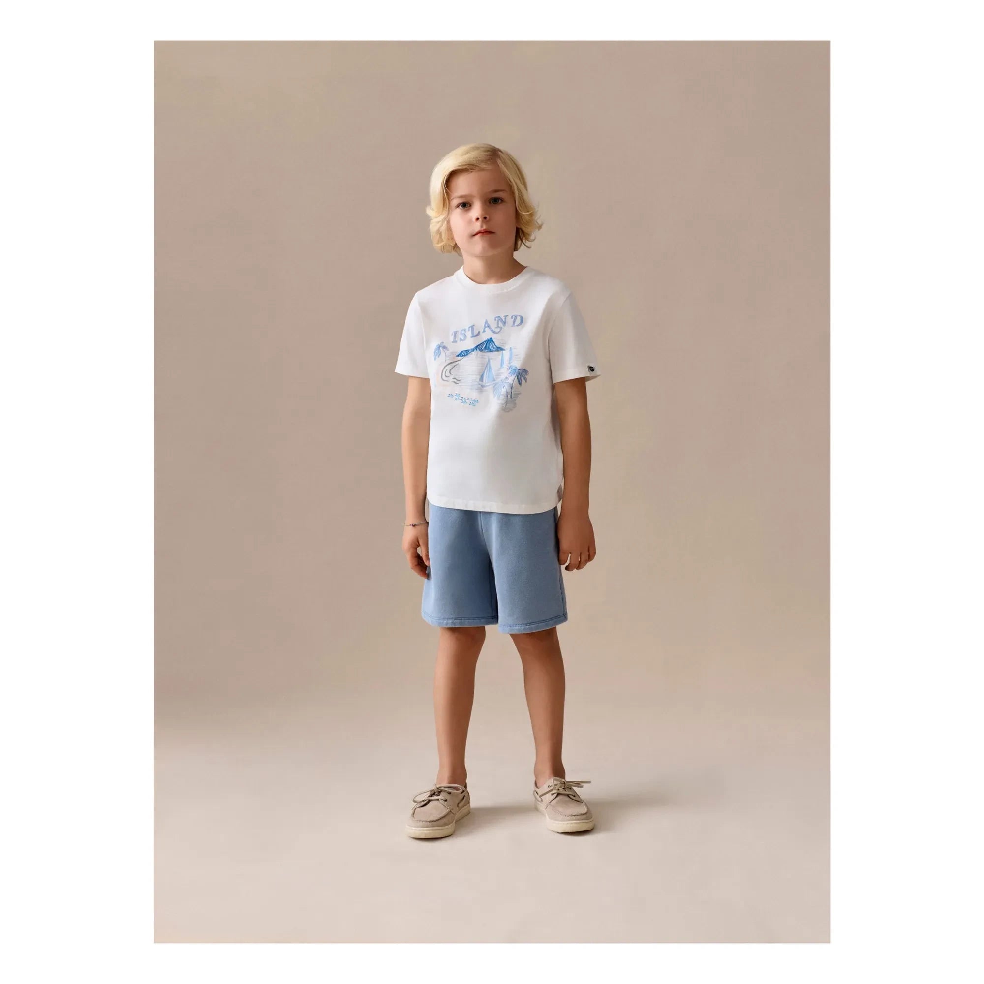 Bonpoint - Egon Bermuda şort | Azure blue