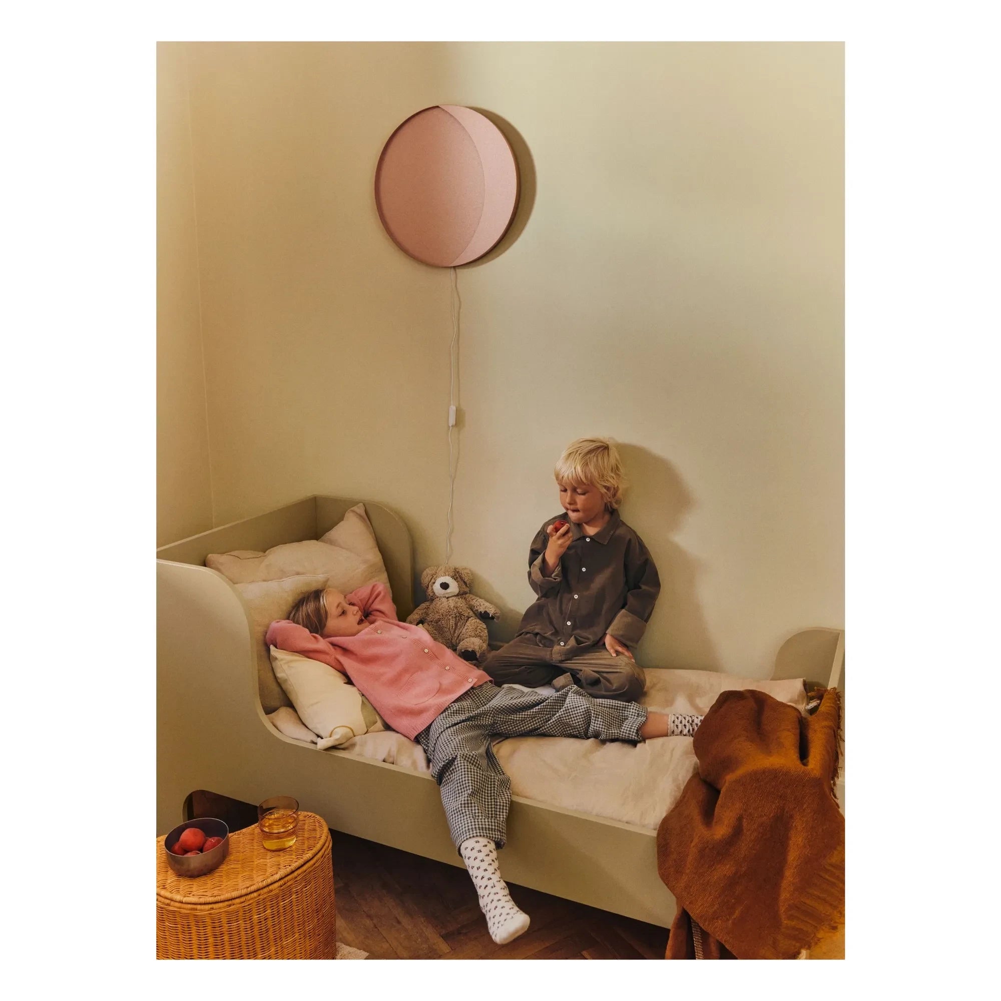 Ferm Living Kids - Neba duvar apliği | Pembe