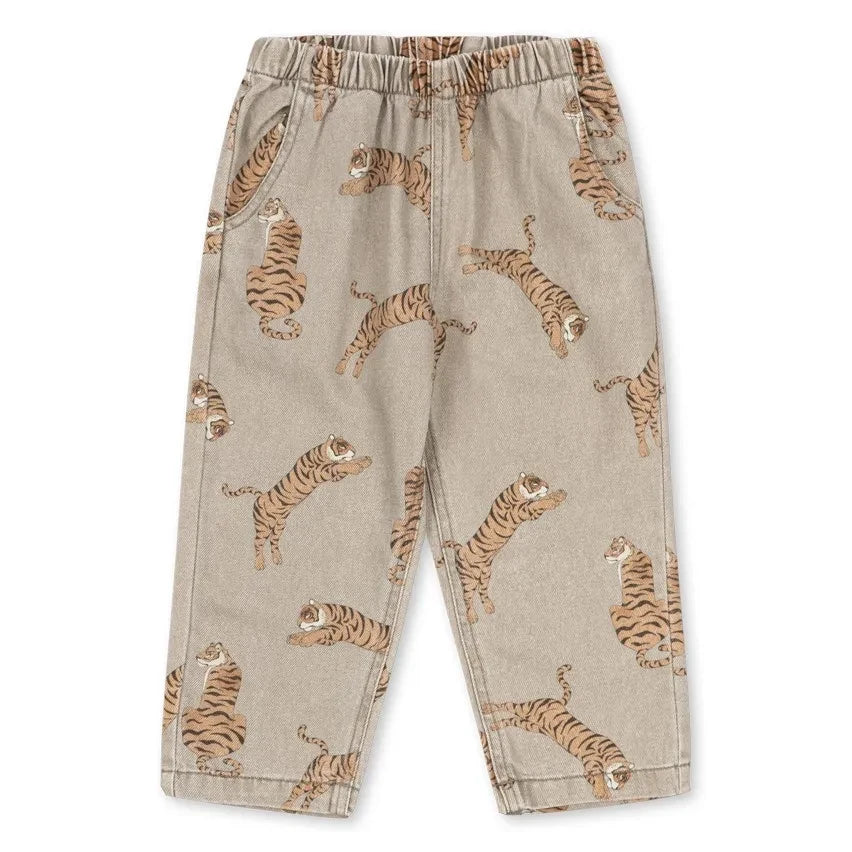 Konges Sløjd - Jean Magot Tigres de Algodón Orgánico | Beige