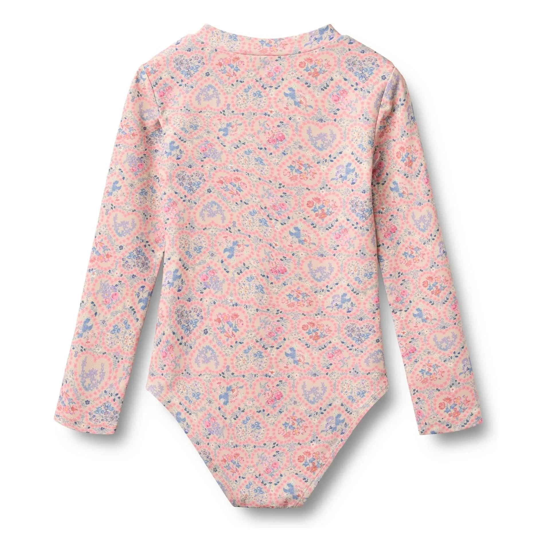 Wheat - Margot Fleuri Geri Dönüştürülmüş Elyaf UV Korumalı Mayo | Açık Pembe