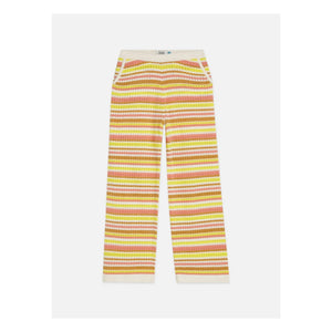 Scotch & Soda - Lurex File Çizgili Pantolon | Sarı