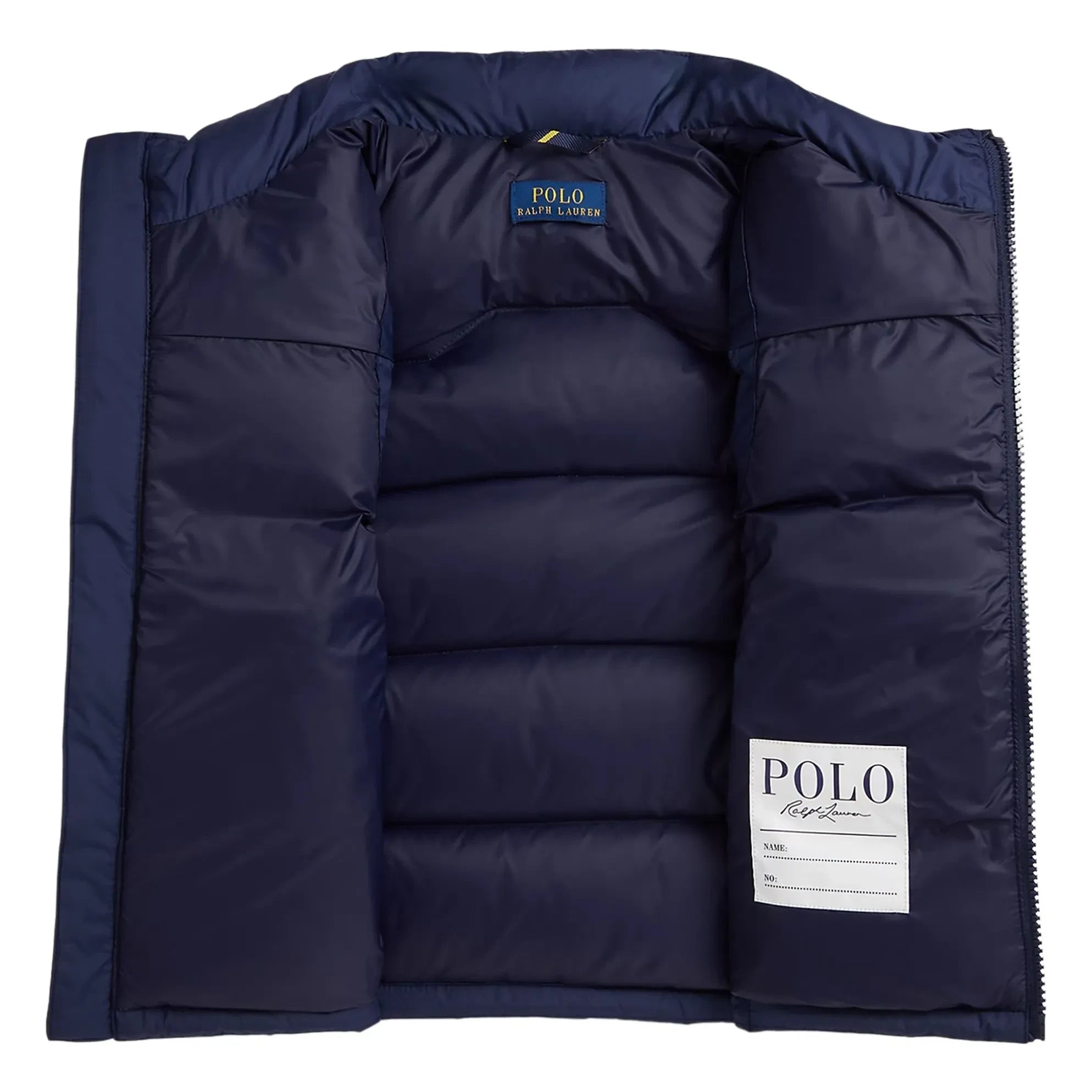 Ralph Lauren – Logoärmellose Steppweste aus recycelten Fasern | Marineblau