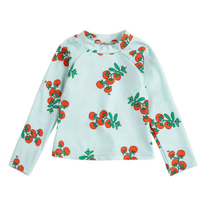 Bobo Choses - Anti-UV Tomaten Baby-Bade-T-Shirt aus recycelter Faser | Hellblau