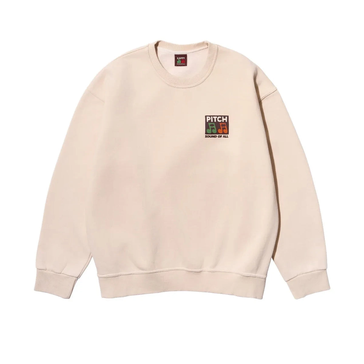 Kappy - Sudadera Rellena Pitch Down | Crema