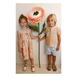 Lilinoa - Alphonse Patchwork Gömlek | Caramel
