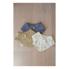 Soft Spot - Organik pamuktan yaban mersinli bandana önlükler - 3'lü set