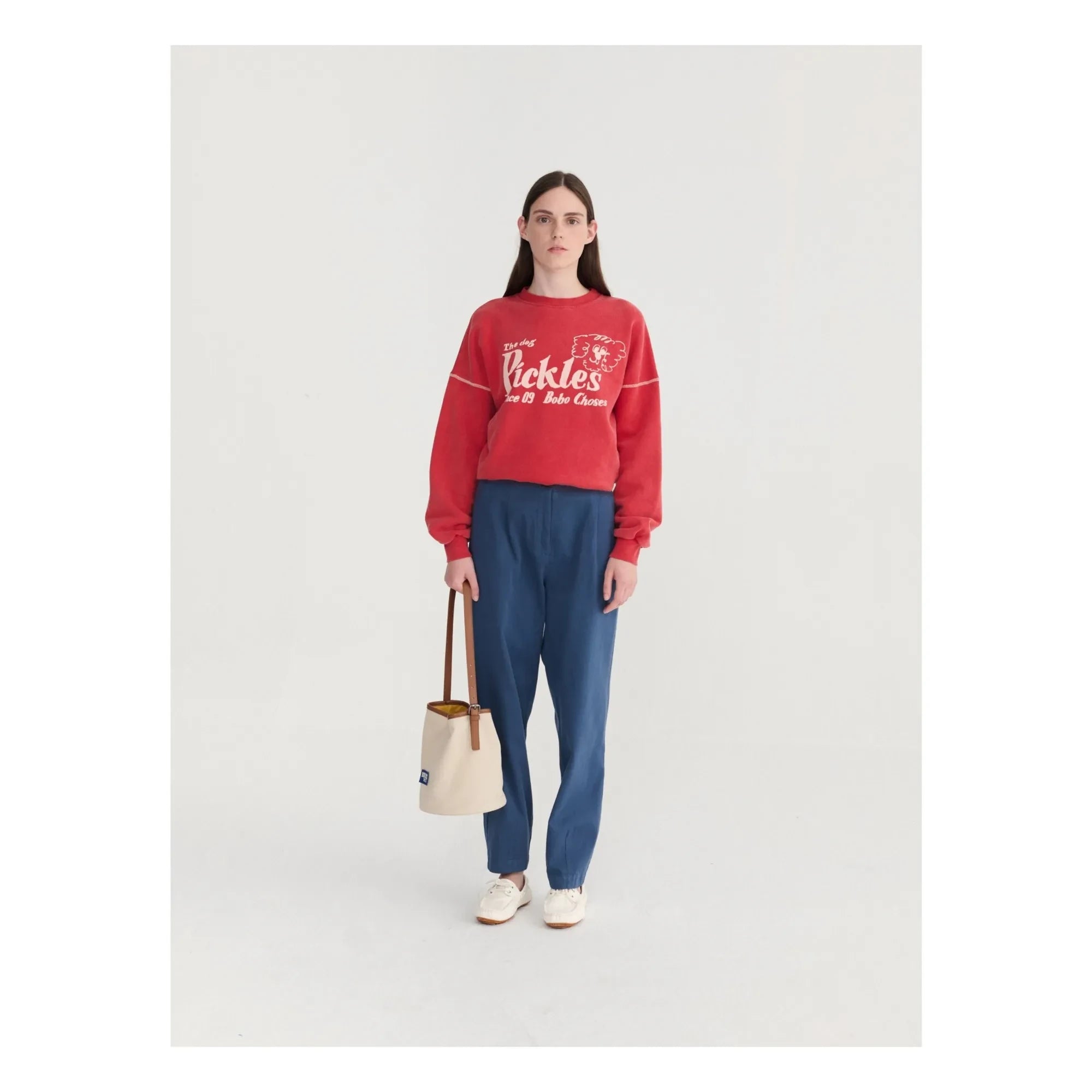 Bobo Choses - Straight-Leg Cotton Pants | Dark Blue