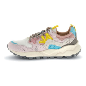 Flower Mountain - Zapatillas de ante y nailon Yamano 3 | Rosa claro