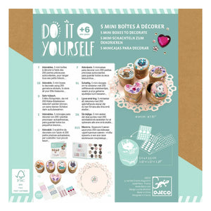 Djeco - DIY Kit - Mini kutular oluşturmak için