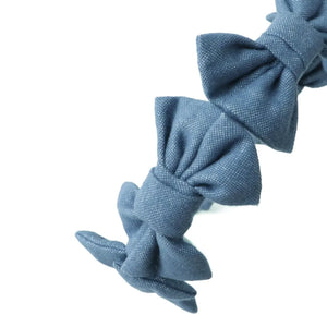 Gingersnaps - Diadema con nudo de chambray Azzura | Azul
