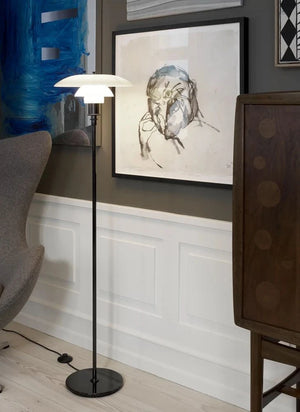 لويس بولسن - مصباح أرضي PH 3½-2½، نحاسي قديم، لويس بولسن | برونزي