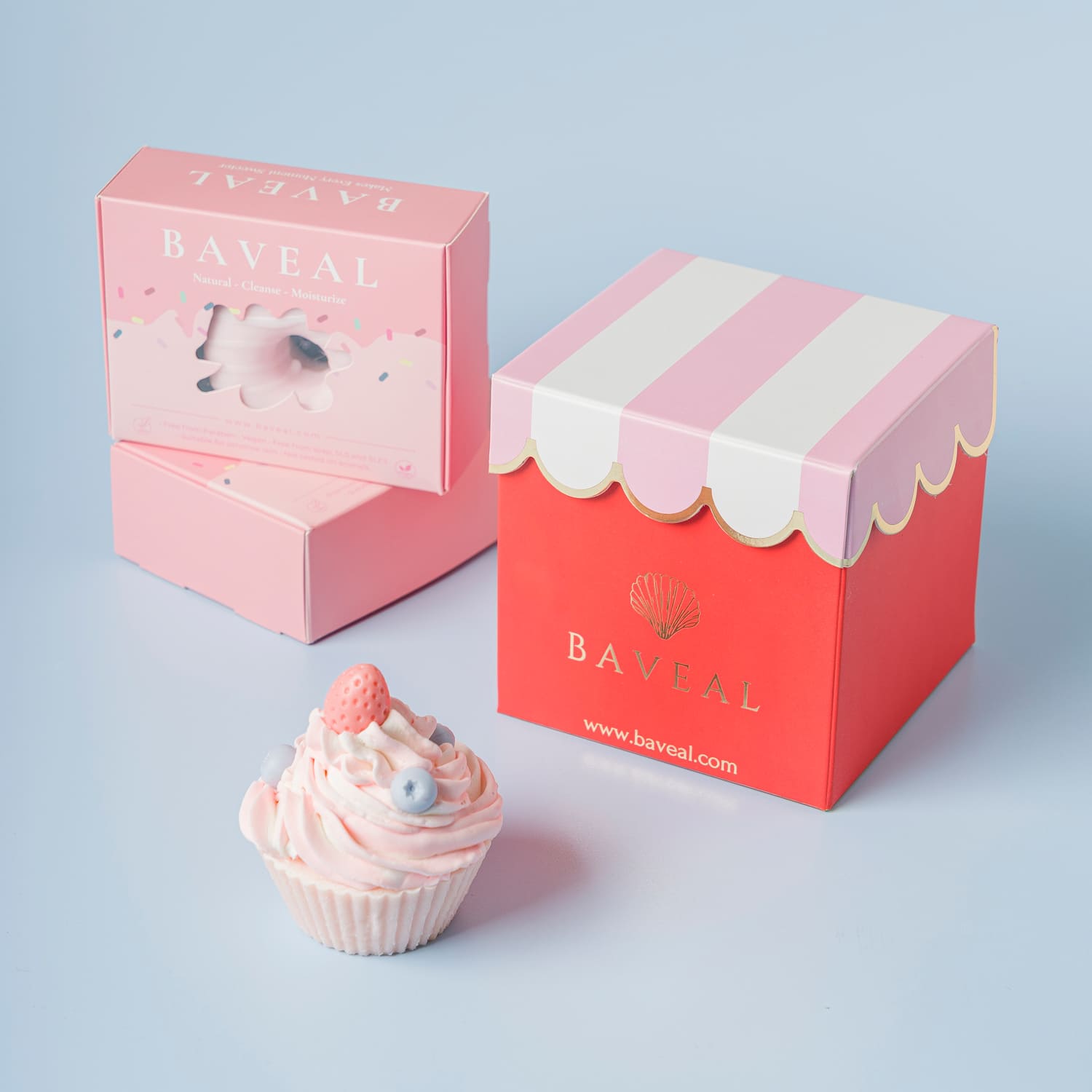 Baveal – Cake Art Kap Kek Tasarımlı Nemlendiricili El ve Vucüt Sabunu