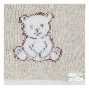 Tartine et Chocolat - Teddy Bear Örgü Hırka ve Pantolon Takımı | Heather beige