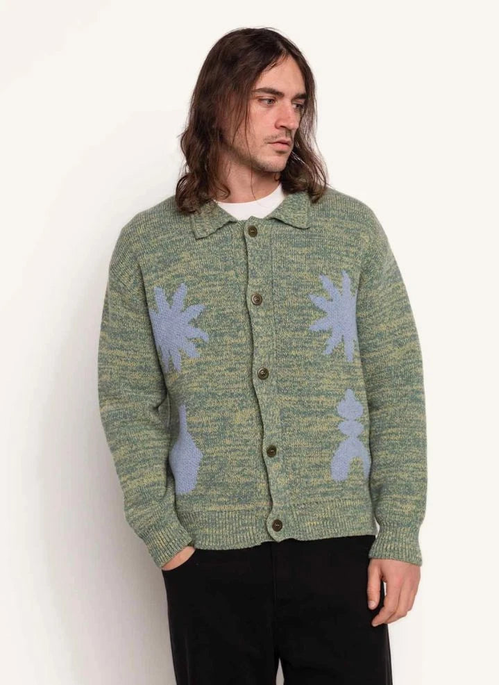 Olow - Kalama Hırka | Heather Green