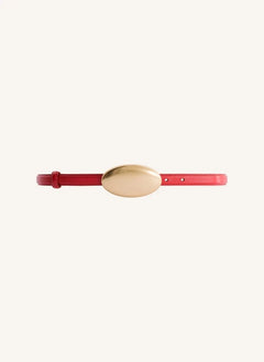 Laurence Bras - Arizona Deri Kemer | Kırmızı