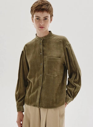Pomandère - Camicia con taschino | Kaki