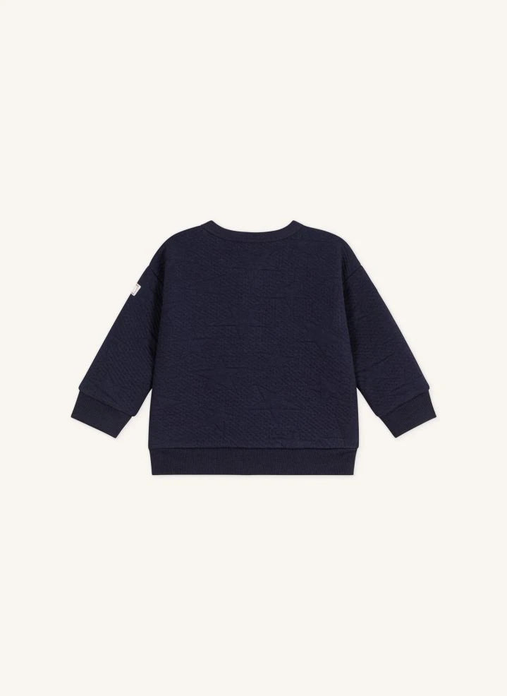 Petit Bateau - Organic Cotton Cardigan | midnight blue