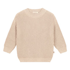 Yuki - Thick Organic Cotton Sweater | Ecru