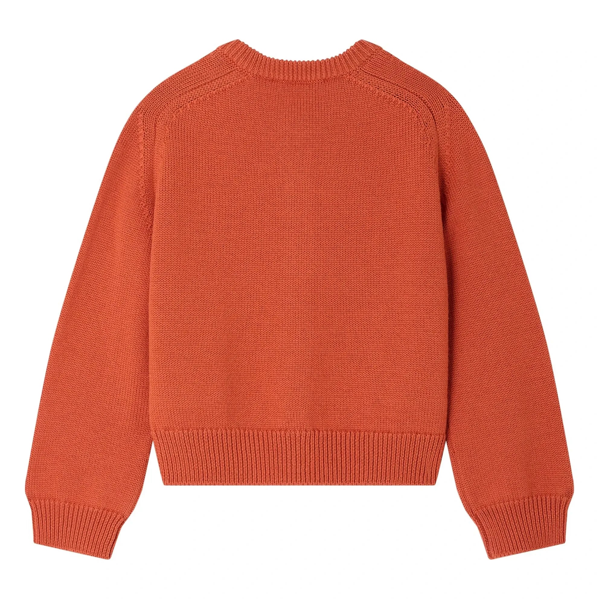 Bonpoint - Elisea Wool Cardigan | Blood Orange