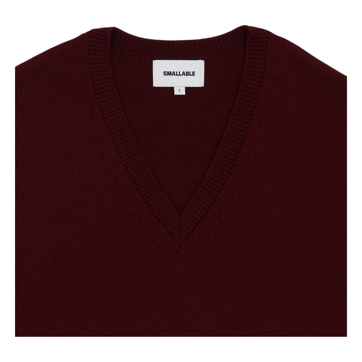 Smallable Woman - Elina Sleeveless Merino Wool Sweater | Maroon