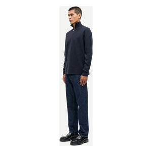 Samsoe Samsoe - Gunan Yarım Fermuarlı Sweatshirt | Koyu Mavi