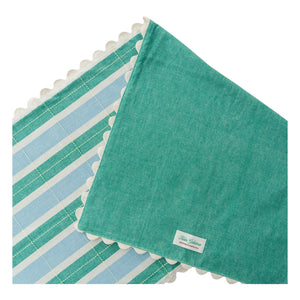 Gelatin Cake - Organic Cotton Tablecloth | Blue
