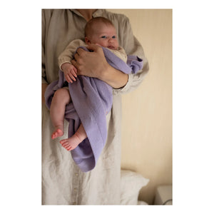 Hvid - Gust Merino Wool Blanket | Lilac