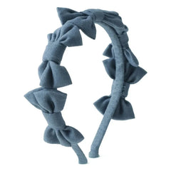 Gingersnaps - Diadema con nudo de chambray Azzura | Azul