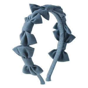 Gingersnaps - Diadema con nudo de chambray Azzura | Azul