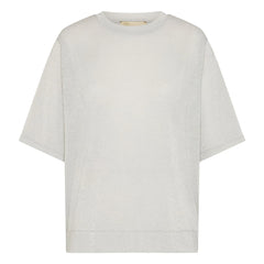 Momoni - Iora Metallic T-Shirt | Hellgrau