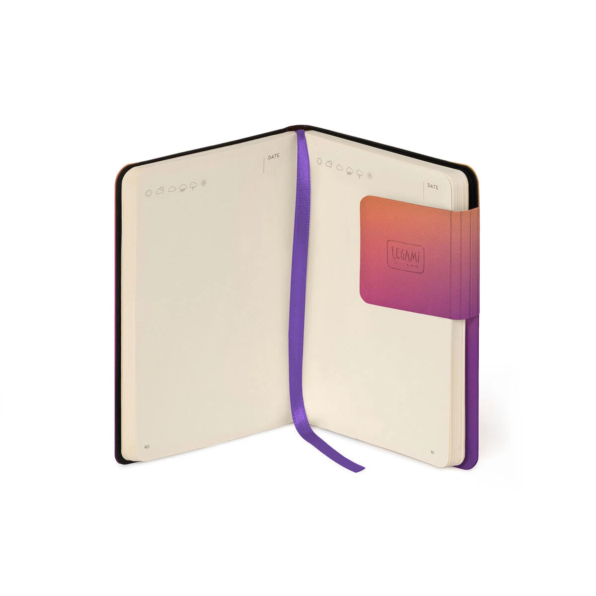Legami - Notebook with Blank Pages and Soft Cover - Sunset Vibes - My Notebook