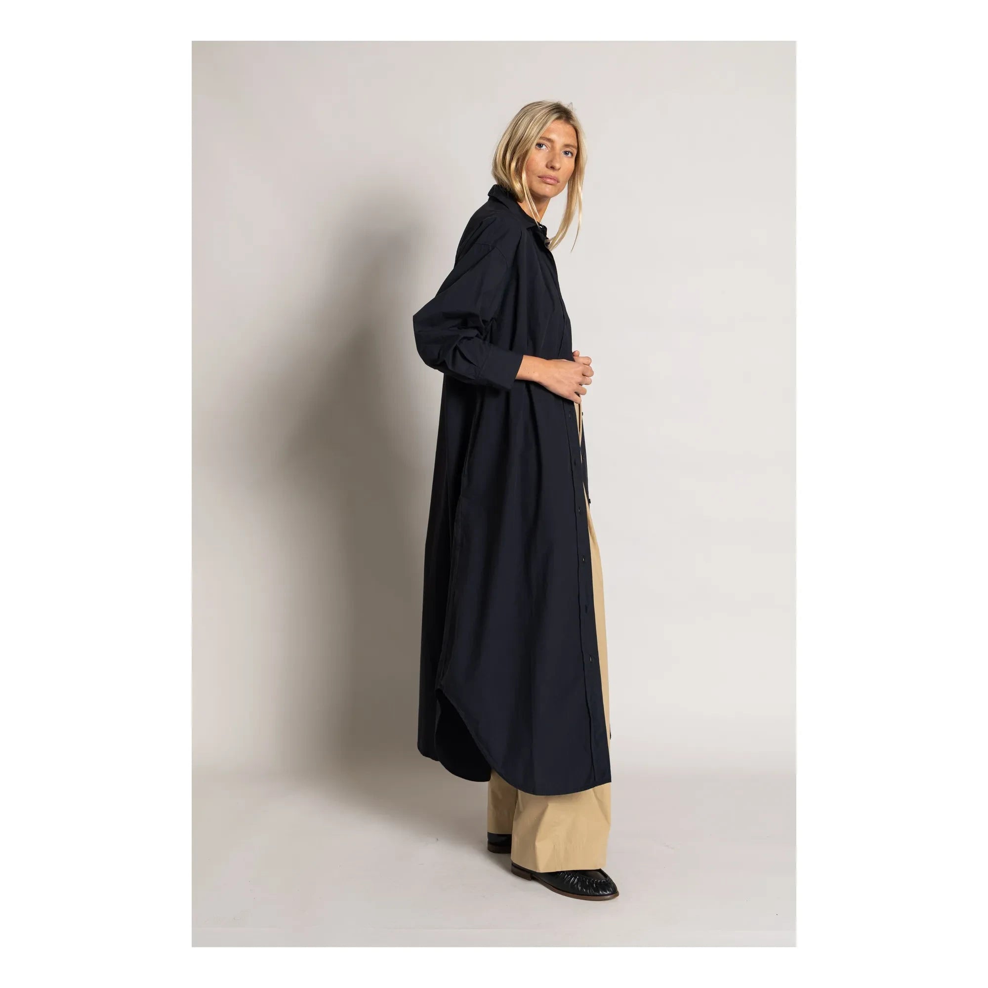 Smallable Woman - Melissa gömlek elbise | Siyah