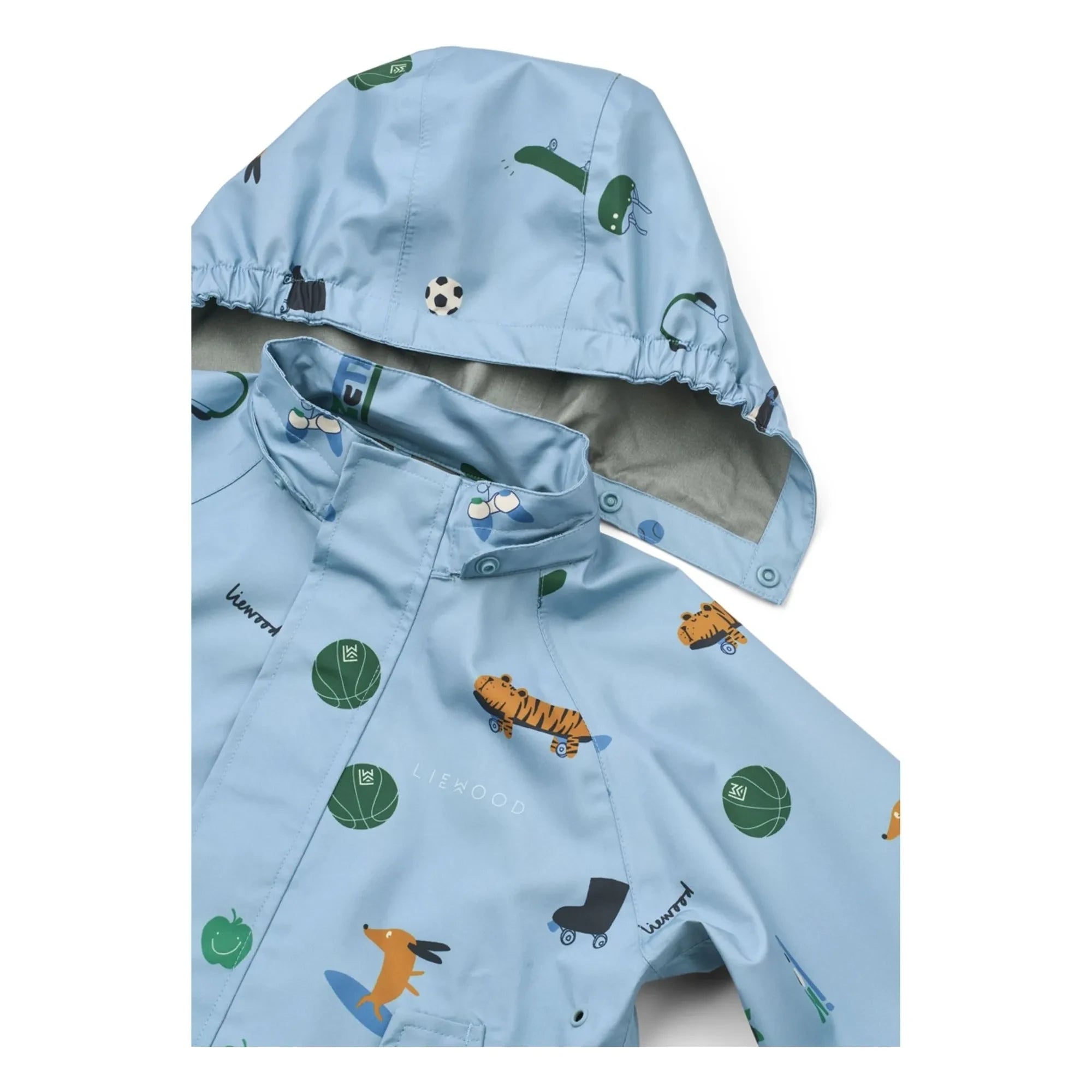 Liewood – Pedia Tigre Regenset aus recycelten Fasern | Blau