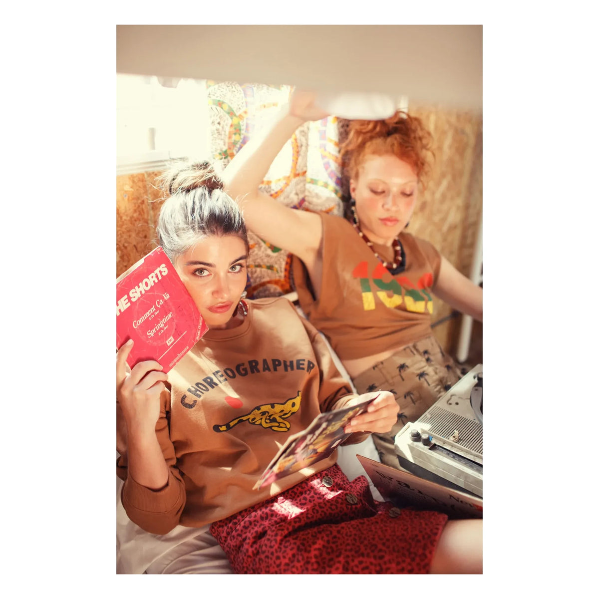 Sisters Department - Julie Sweatshirt Organik pamuk | Kahverengi